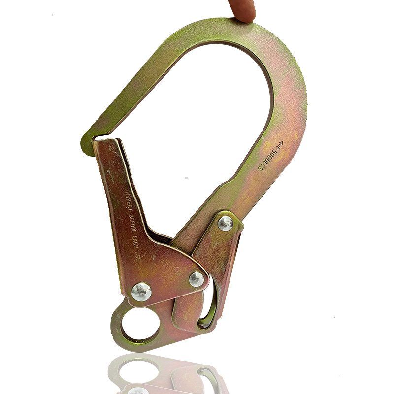 23KN Large Hook Forged Double-Locking Steel Snap Hook