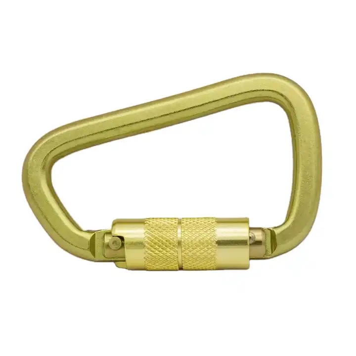 30KN Alloy Steel Climbing Belt Mountaineering Hook Outdoor Expansion Safety Buckle (1)