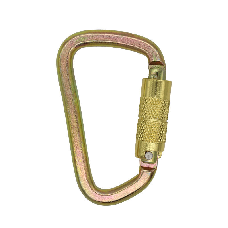 30KN Alloy Steel Climbing Belt Mountaineering Hook Outdoor Expansion Safety Buckle (3)