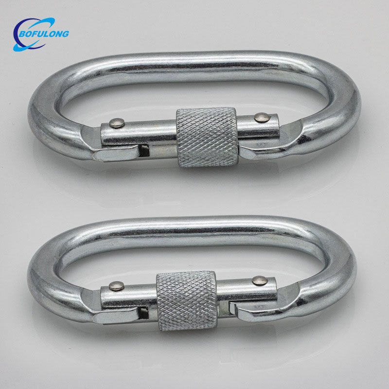 Alloy Steel Climbing Belt Mountaineering Hook Outdoor Expansion Safety Buckle (6)