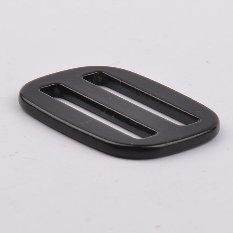 Manufacturers wholesale all kinds of luggage webbing steel adjustment buckle three-speed adjustment buckle (1)