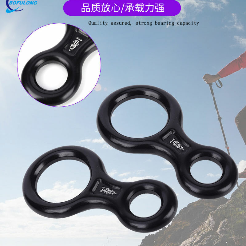 hand-controlled descender outdoor mountaineering and rock climbing slow descender