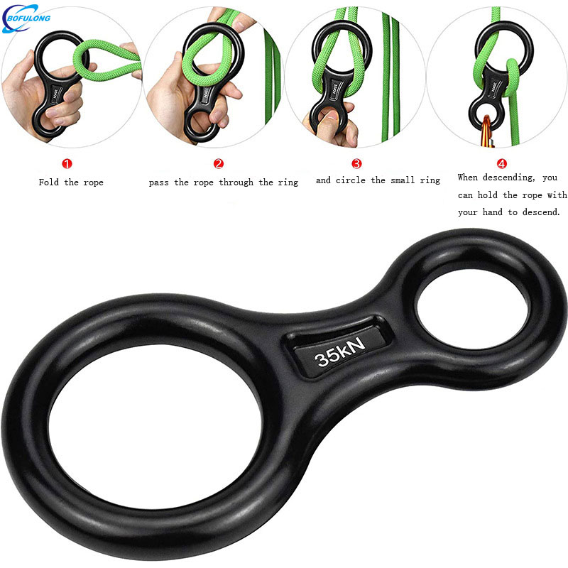 hand-controlled descender outdoor mountaineering and rock climbing slow descender 