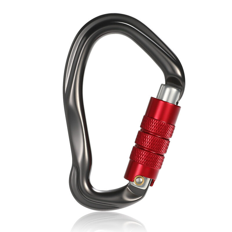 rock climbing master lock D lock safety hook carabiner (2)